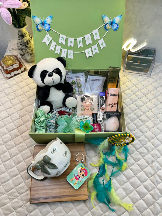 Nature’s Serenity: Premium Panda & Greenery Hamper