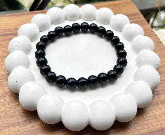 Black Obsidian Bracelet - MANTRA KARMA