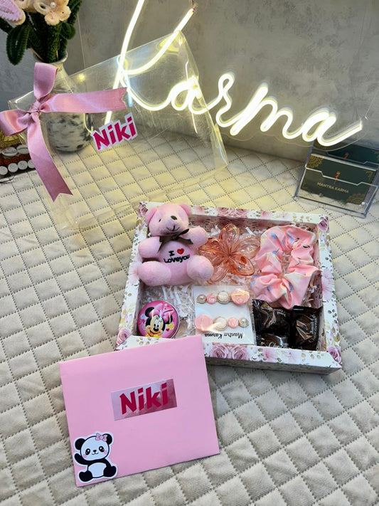 Cute Floral Box Hamper