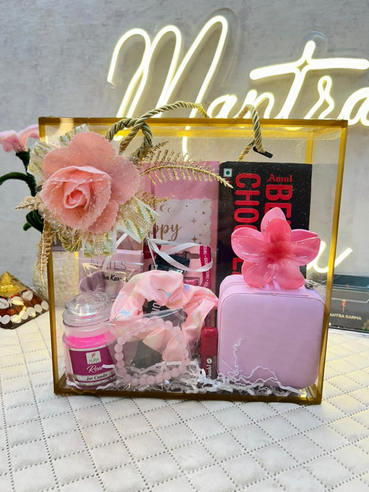 Rose Radiance PVC hamper