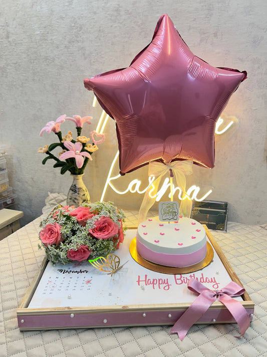 Personalized Birthday Cake Platter