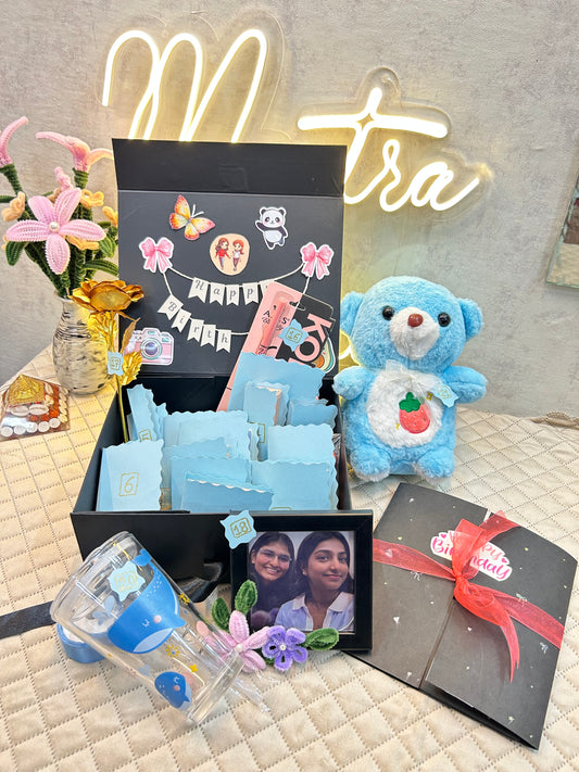 The Ultimate 21st Birthday Blue Hamper