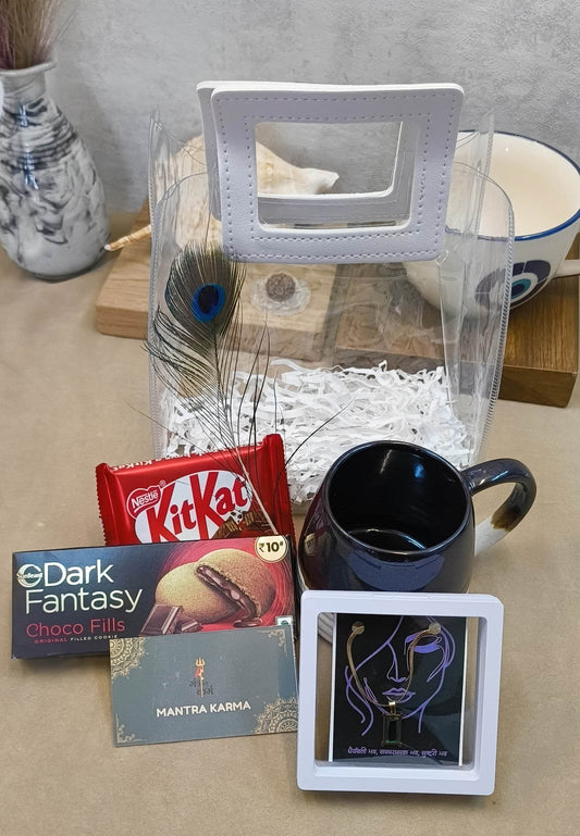 Charm Ceramic mug Gift Set - MANTRA KARMA