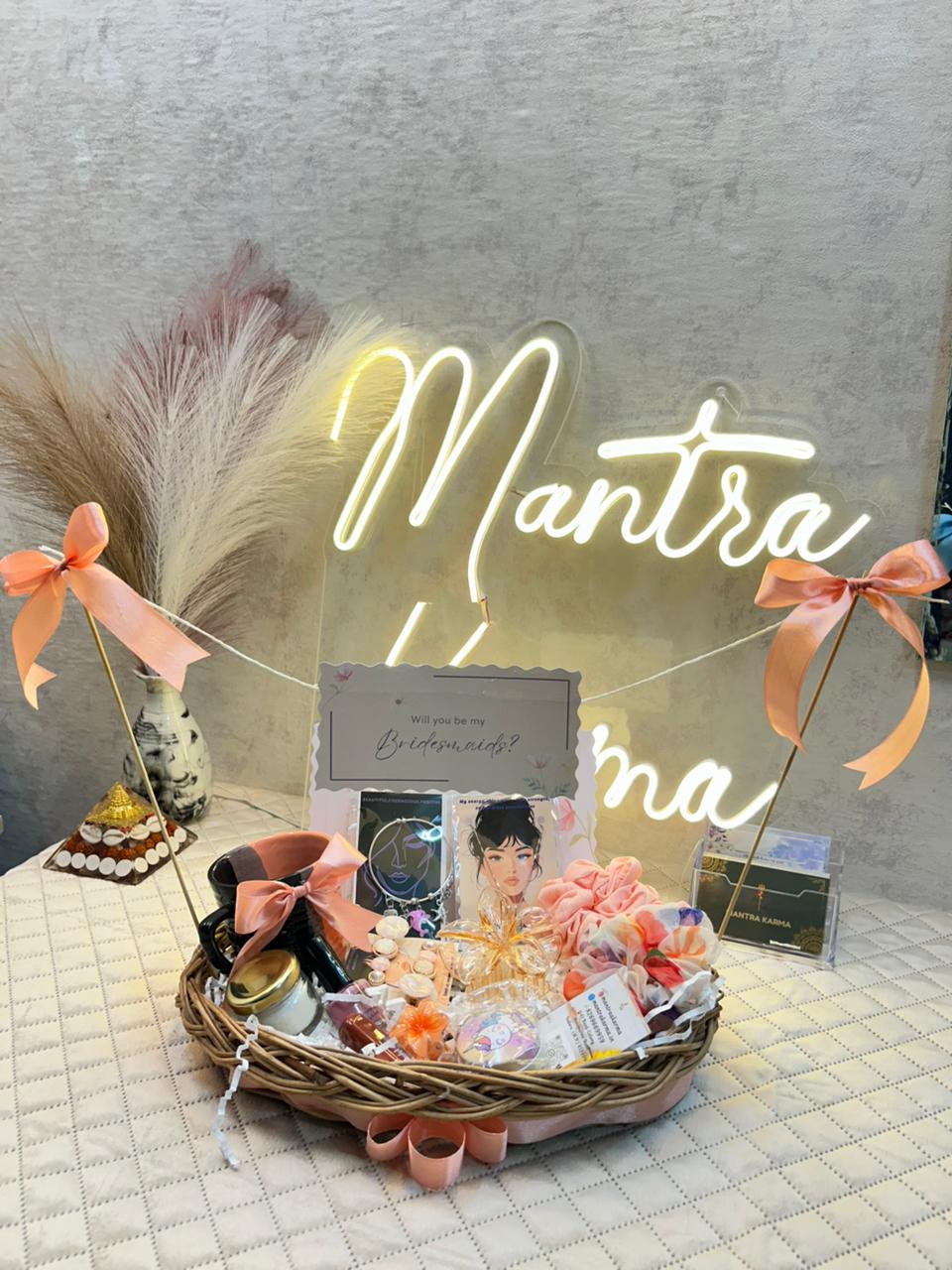 Bridesmaid Celebration Basket Hamper