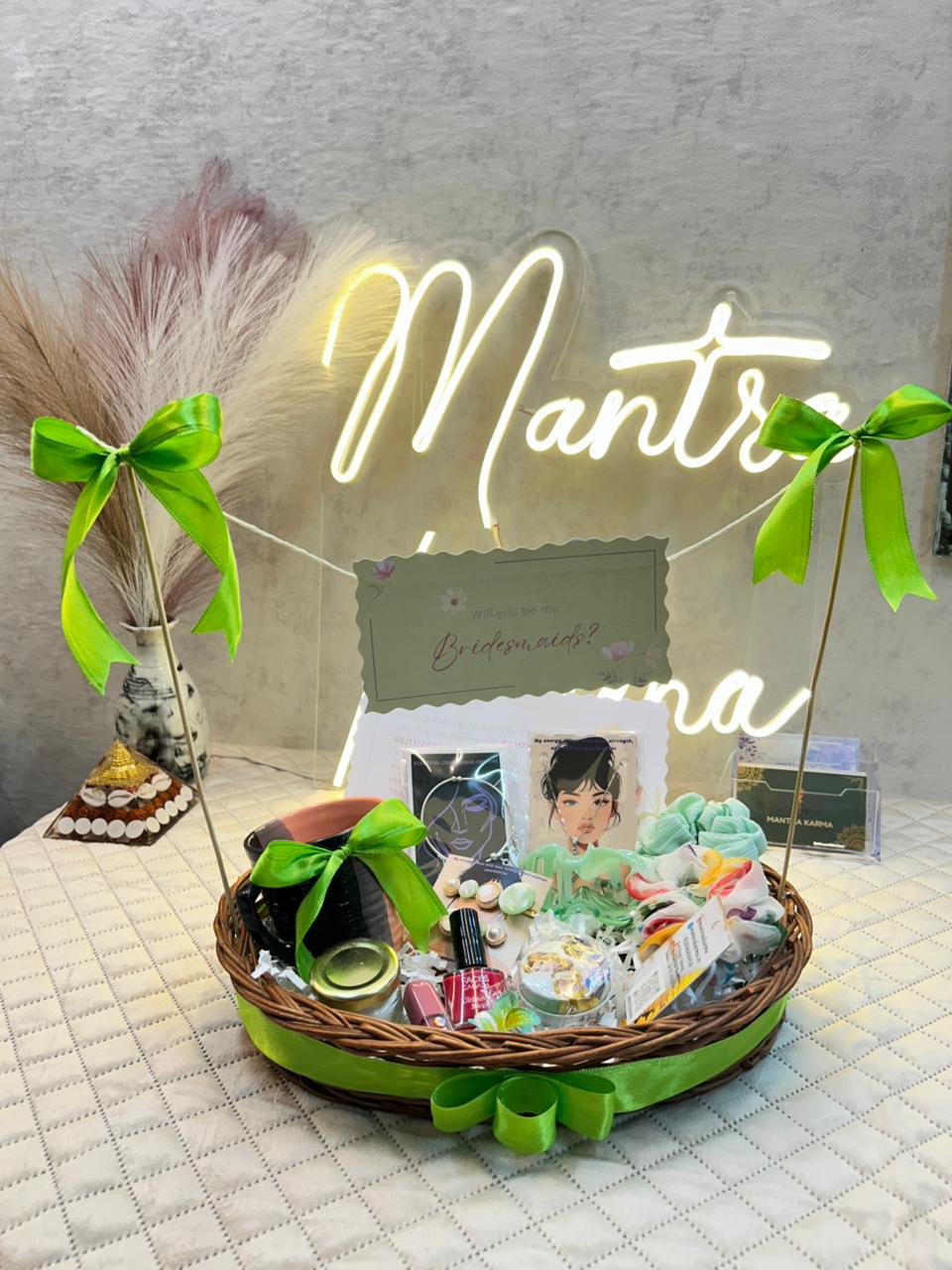 Bridesmaid Celebration Basket Hamper