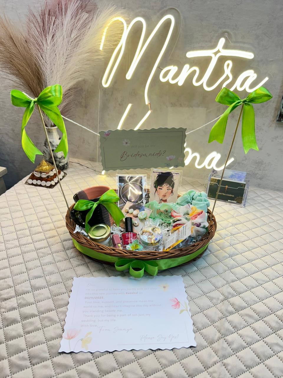 Bridesmaid Celebration Basket Hamper