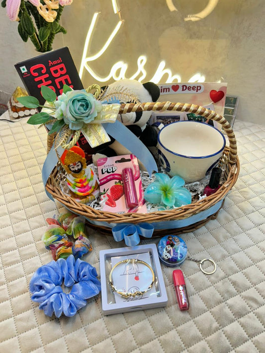 The Celestial Blue Harmony Basket