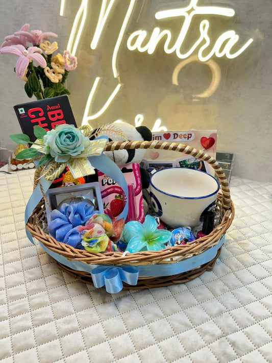 The Celestial Blue Harmony Basket