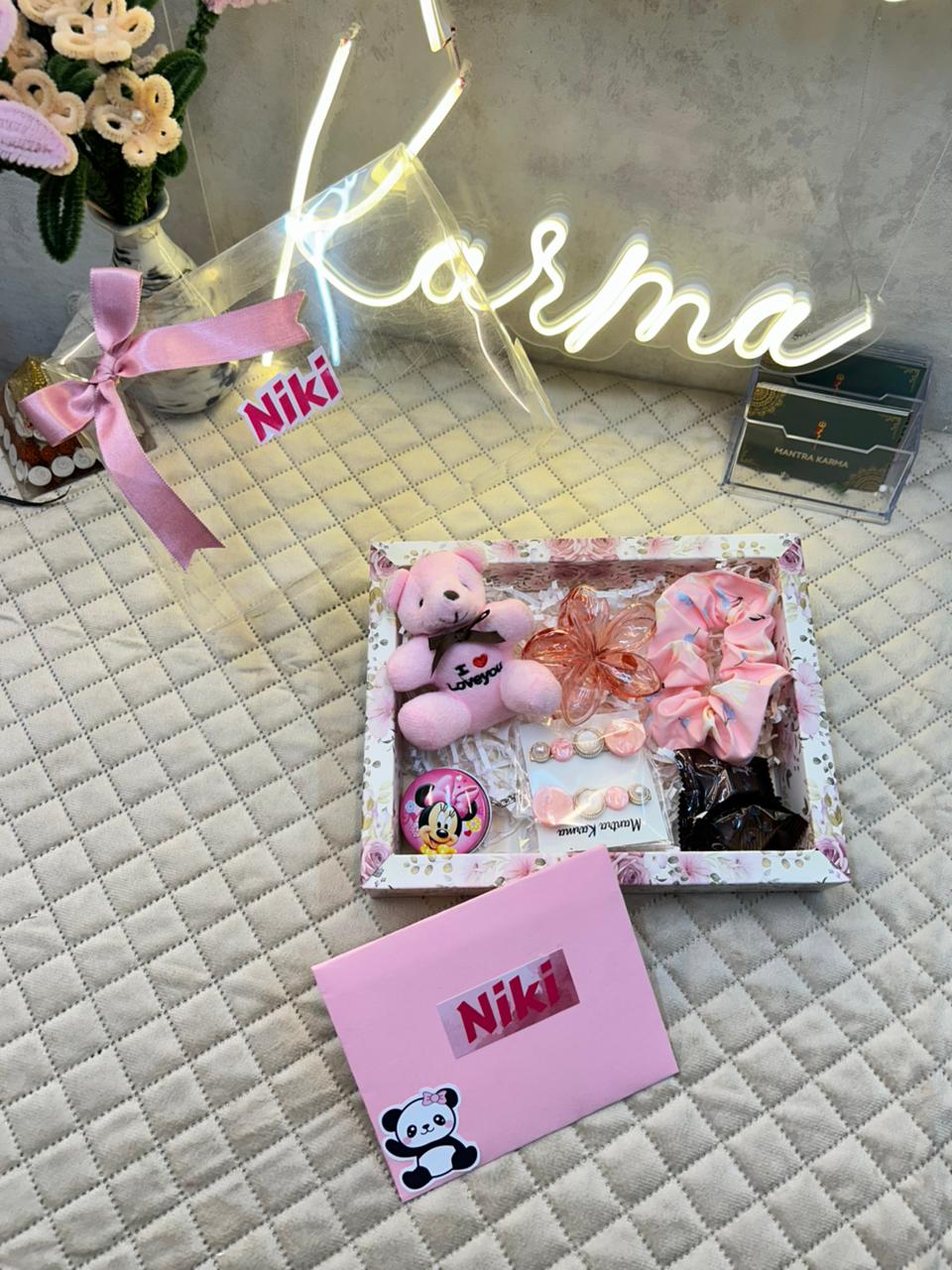 Cute Floral Box Hamper