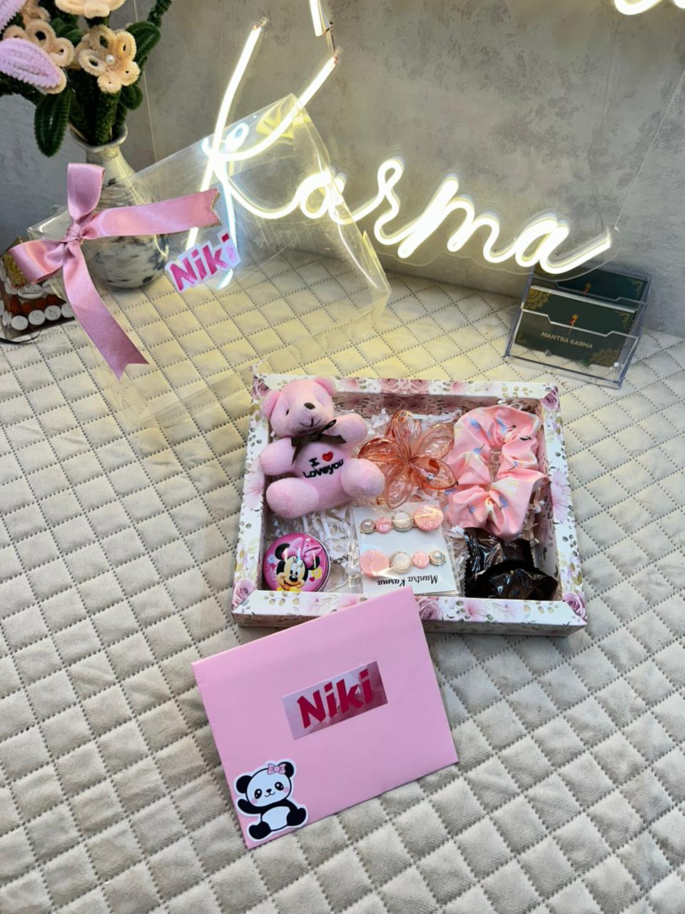 Cute Floral Box Hamper