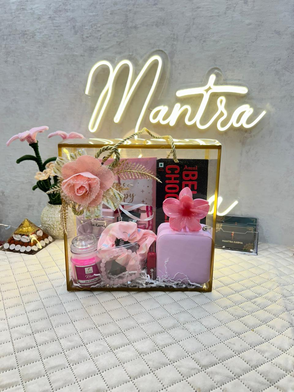 Rose Radiance PVC hamper